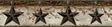 Ennis Black Rustic Barn Star Wallpaper Border by Chesapeake - RJ44601