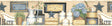 Martha Blue Country Bath Wallpaper Border by Chesapeake - RJ63101