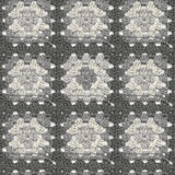 Maud Grey Crochet Geometric Wallpaper with Eclectic Abstract Geometric Pattern - Chesapeake 3124-13865