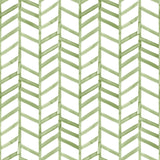 Fletching Green Geometric Wallpaper with Modern Abstract Chevron Pattern - Chesapeake 3124-13921