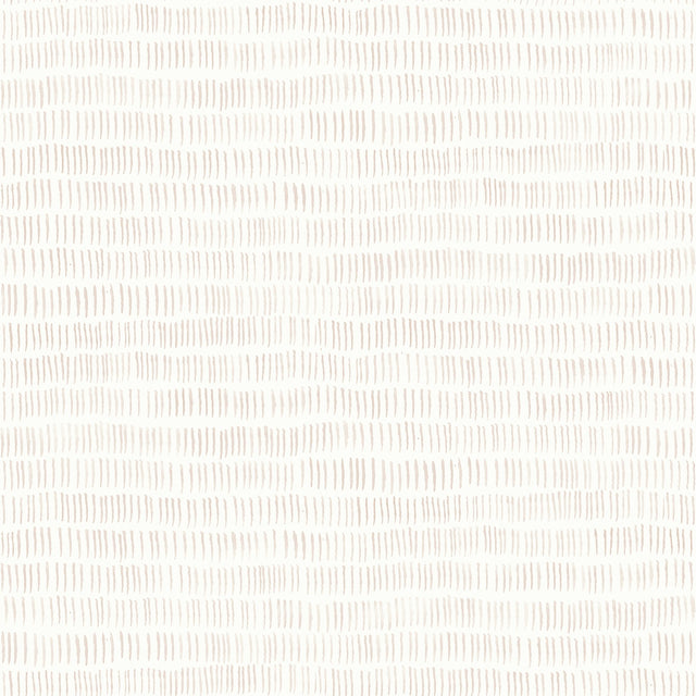 Pips Blush Watercolor Brushstrokes Wallpaper with Modern Geometric Abstract Pattern - Chesapeake 3124-13941
