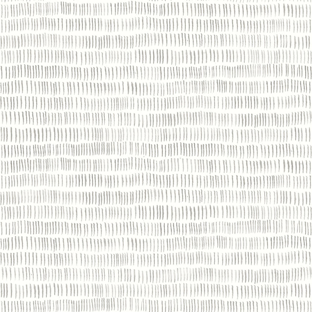 Pips Grey Watercolor Brushstrokes Wallpaper with Abstract Geometric Motif, Modern Prepasted Non Woven Blend - Chesapeake 3124-13943
