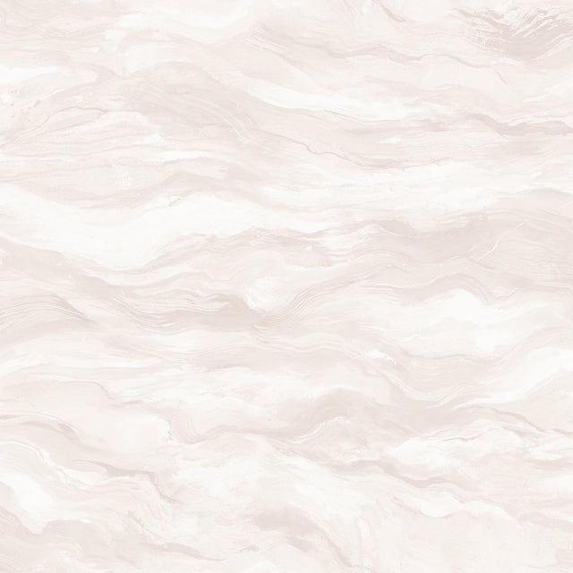 Cirrus Blush Wave Wallpaper with Modern Abstract Geometric Pattern - Chesapeake 3124-13952