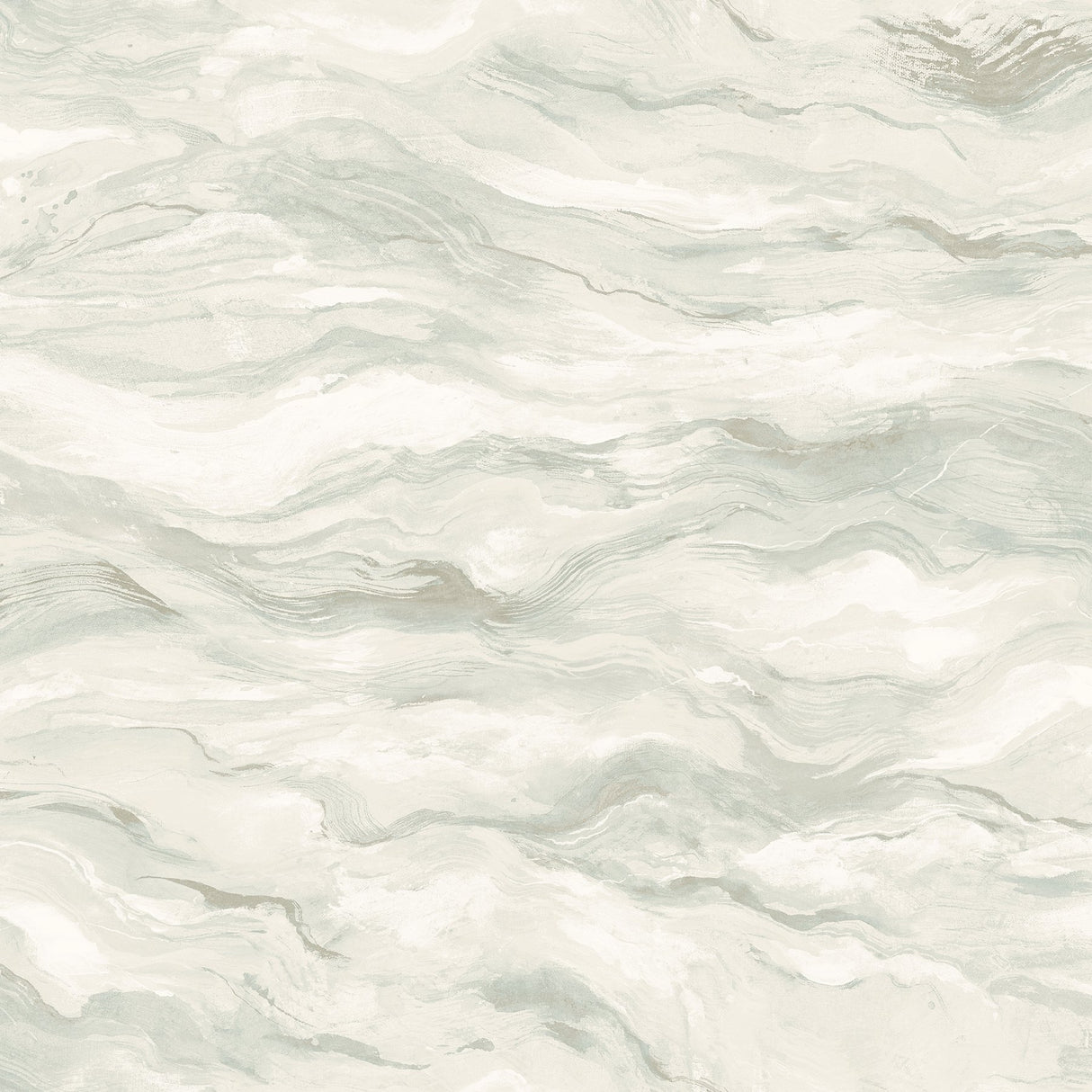 Cirrus Light Blue Wave Wallpaper with Abstract Geometric Pattern - Chesapeake 3124-13954