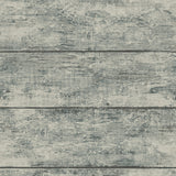 Cabin Teal Wood Planks Wallpaper with Farmhouse Wood Plank Pattern - Chesapeake 3124-13973