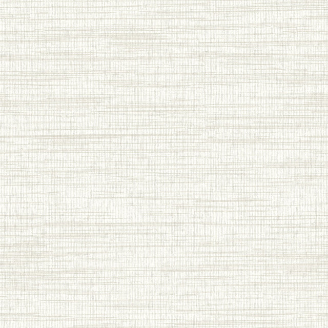 Solitude White Distressed Texture Wallpaper with Traditional Abstract Pattern, Prepasted Non Woven Blend - Chesapeake 3124-13987
