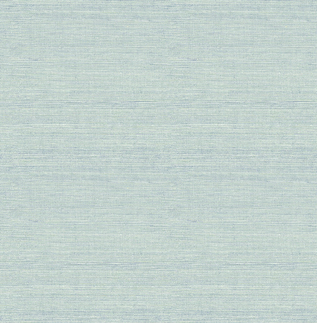 Agave Aqua Faux Grasscloth Wallpaper with Raised Ink Texture - Chesapeake 3124-24282