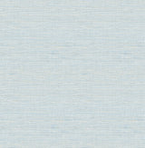 Agave Blue Faux Grasscloth Wallpaper with Raised Ink Texture - Chesapeake 3124-24283