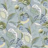 Bohemian Blue Jacobean Wallpaper with Botanical Farmhouse Style - Chesapeake 3125-72300