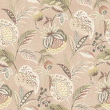 Bohemian Blush Jacobean Wallpaper with Botanical Jacobean Pattern - Chesapeake 3125-72303
