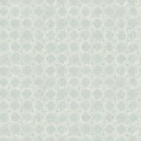 Button Block Aqua Geometric Wallpaper with Handcrafted Quilt-Inspired Square Motif - Chesapeake 3125-72308
