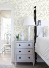 Malmo Multicolor Trail Wallpaper with Birds Farmhouse Sure Strip - Chesapeake 3125-72318