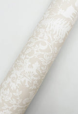 Alrick Dove Forest Venture Wallpaper with Woodland Animal Silhouette in Off-White - Brewster 3125-72320