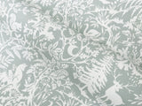 Alrick Sage Forest Venture Wallpaper with Woodland Animals in Farmhouse Style - Chesapeake 3125-72323