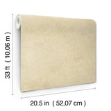 Homespun Light Brown Textured Wallpaper with Fabric Textures Motif - Chesapeake 3125-72358