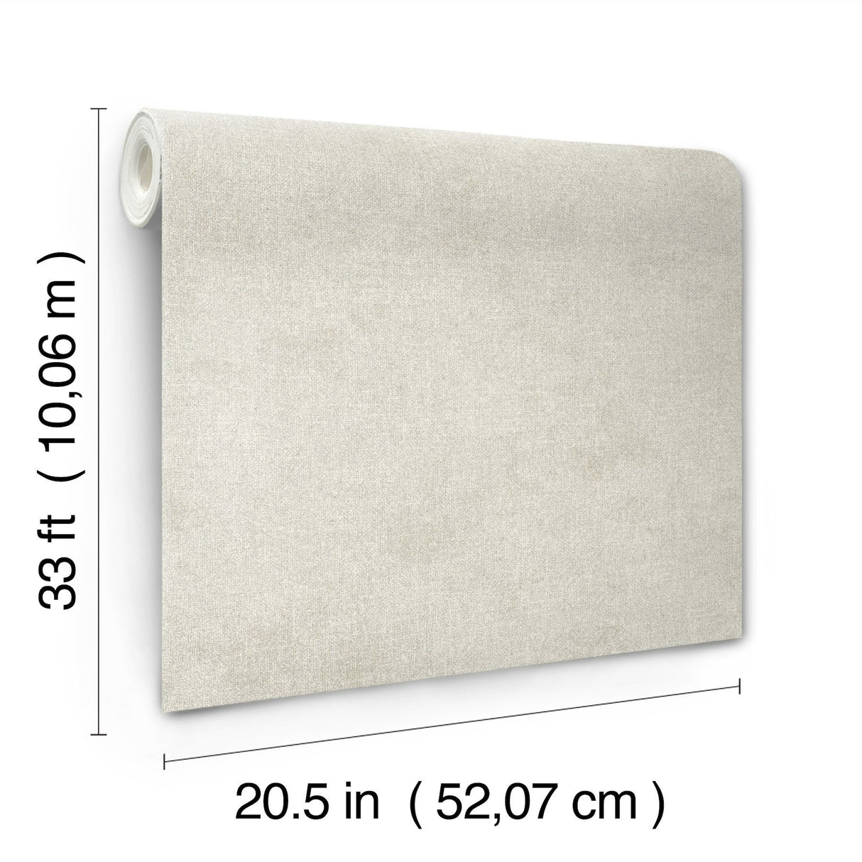 Homespun Grey Textured Wallpaper with Fabric Texture Motif - Chesapeake 3125-72360