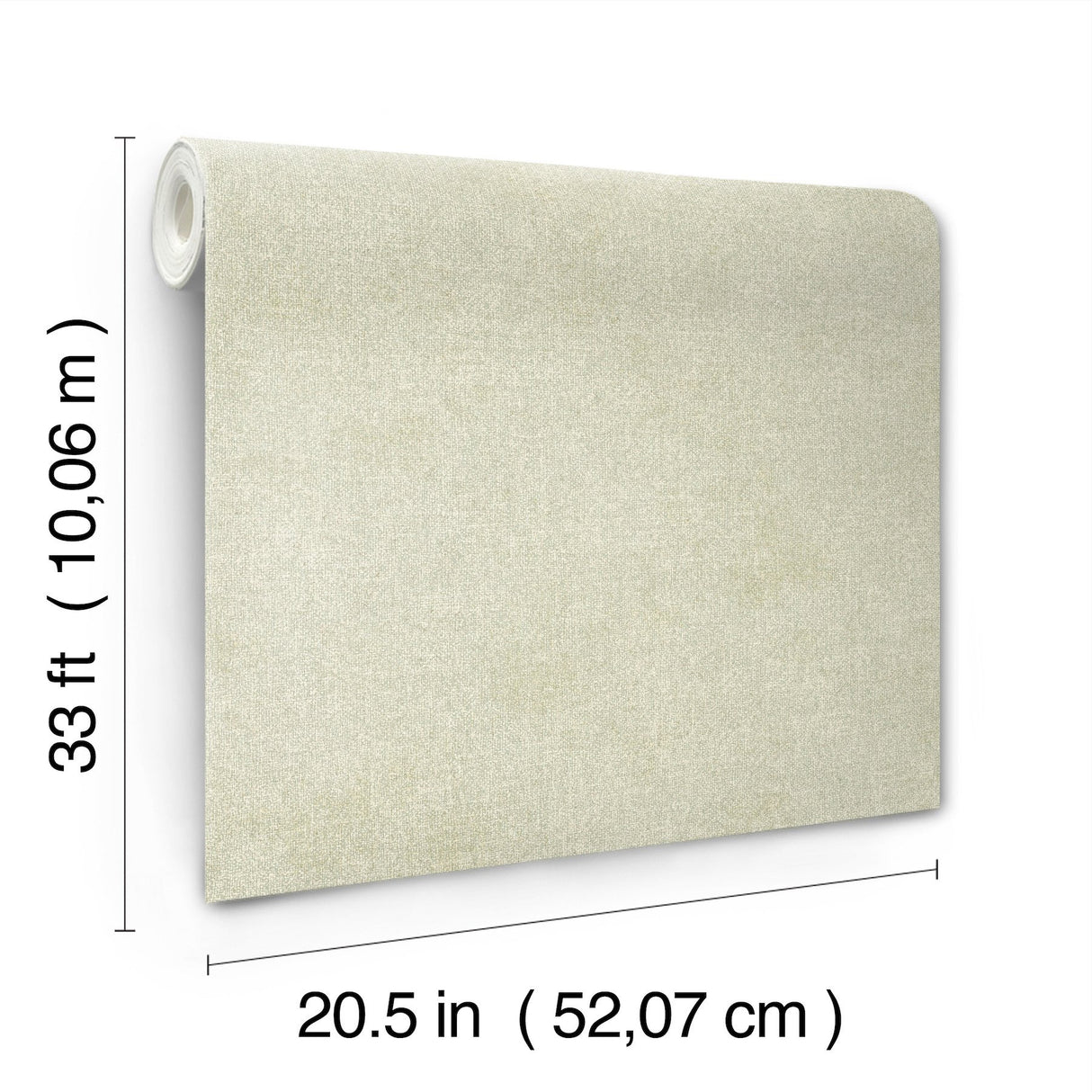Homespun Green Textured Wallpaper with Fabric Textures Pattern, Transitional Style - Chesapeake 3125-72361