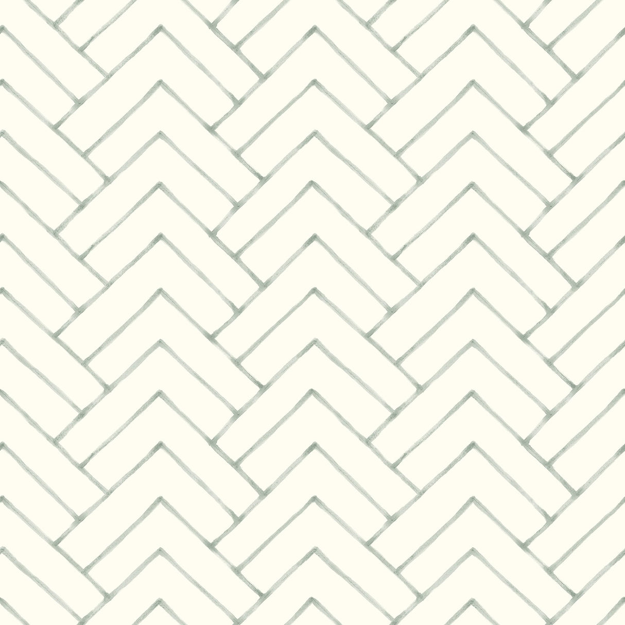 Oswin Teal Tiered Herringbone Wallpaper with Chevron Graphic in Farmhouse Style - 3125-72362