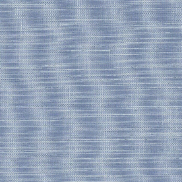 Spinnaker Denim Netting Wallpaper with Fabric Texture Pattern, Transitional Style - Chesapeake 3125-72367