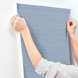 Spinnaker Denim Netting Wallpaper