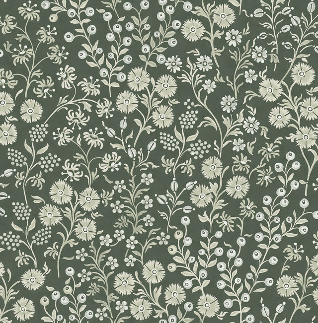 Liana Evergreen Trail Wallpaper