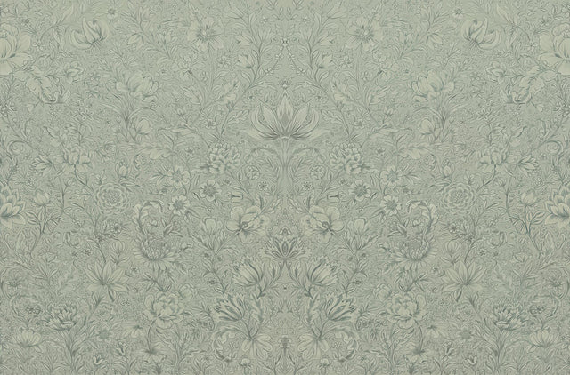 Sage Rosarium Floral Wall Mural - Eijffinger EJ316084