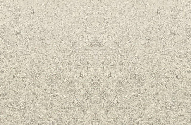 Rosarium Cream Floral Non Woven Wall Mural - Eijffinger EJ316086
