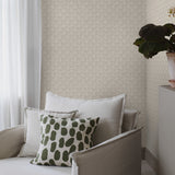 Sommarslöja Grisaille by Boråstapeter Classic Floral Lattice Wallpaper – Schumacher 3270