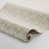 Sommarslöja Sage by Boråstapeter Classic Floral Lattice Wallpaper – Schumacher 3271