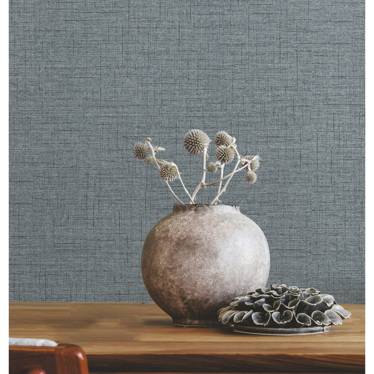 Leon Denim by Warner Faux Fabric Wallpaper – Brewster Home Fashions 4207-5415