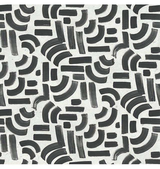 Tribal Light Cream Abstract Geometric Brushstroke Wall Mural - Eijffinger EJ356216