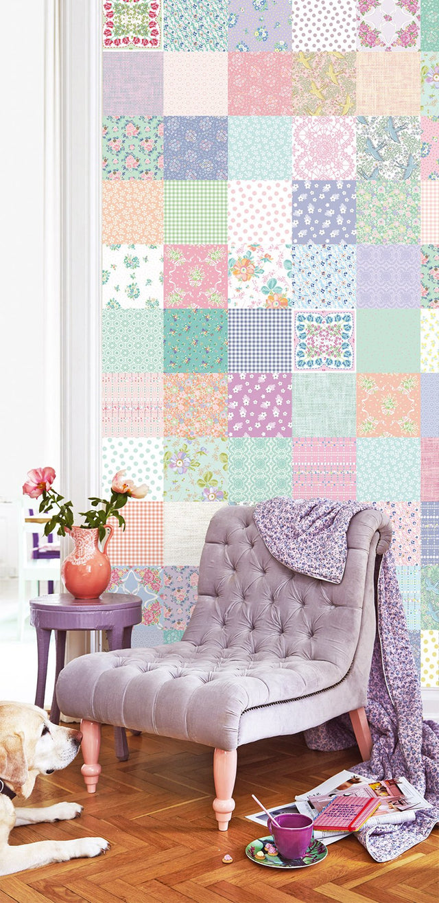 Wonderful Patchwork Wall Mural