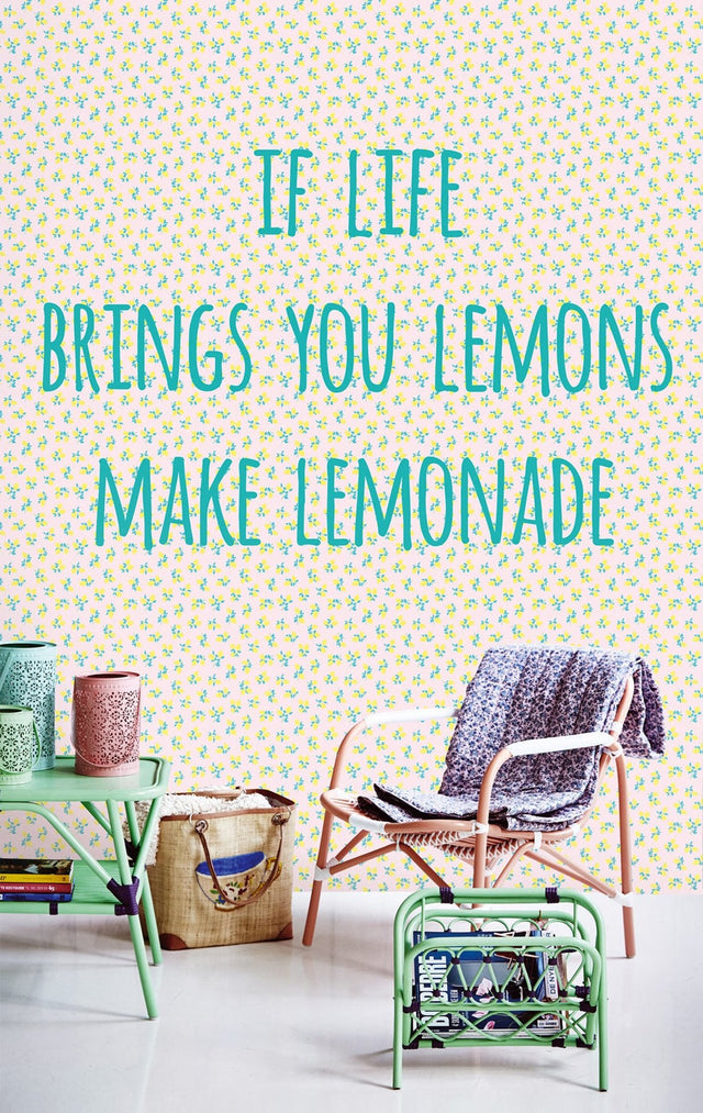 Lemon Wise Crack Wall Mural