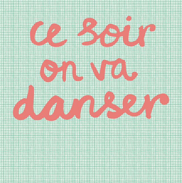 Mint Tonight We Will Dance Wall Mural