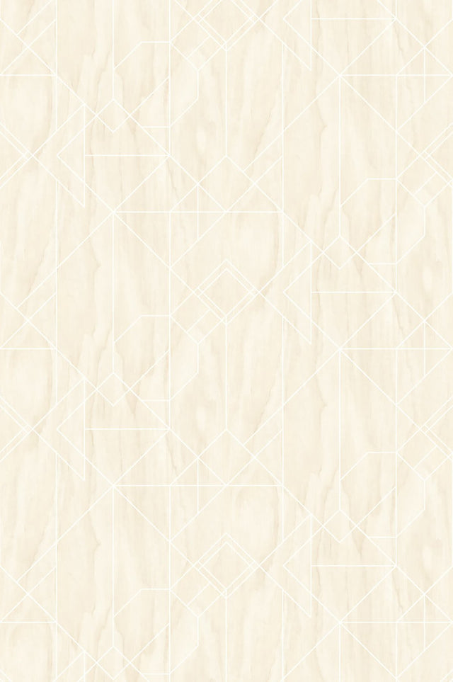 Wood Deco Beige Geometric Non Woven Wall Mural - Eijffinger EJ366103