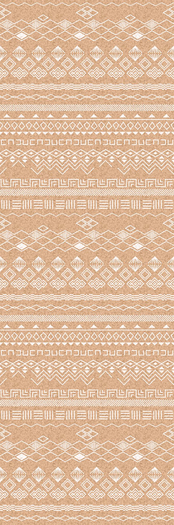 Cork Craft White Geometric Non Woven Wall Mural - Eijffinger EJ366108