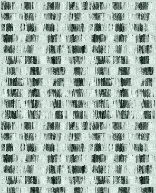 Solemn Lines Pale Green Wall Mural