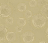 Versace Gilded Age wallpaper in Sunlit gold with metallic Medusa medallions and Greek key motif.