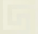 Versace Sphinx wallpaper in Tusk with a subtle contemporary Greek key geometric motif, semi-gloss finish.