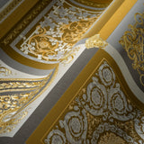 Reverie Egypt by Versace Medallion Vinyl Wallpaper – Versace 387045X