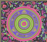 Versace Ember wallpaper in Luminous colorway with ornate medallion and floral border