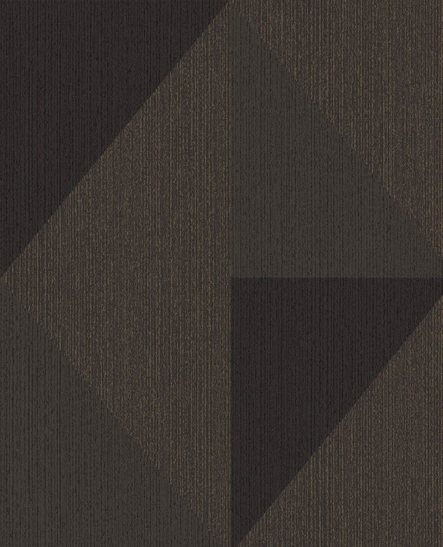 Diamond Bronze Tri-Tone Geometric Wallpaper