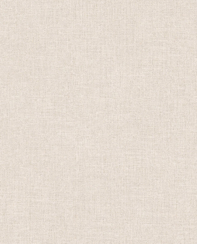 Tweed Cream Faux Fabric Wallpaper