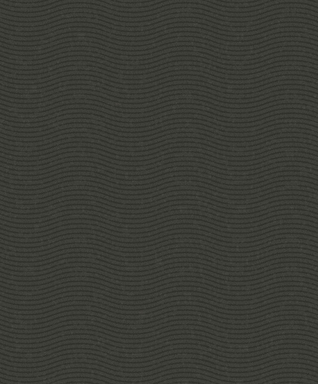 Curves Black Glittering Waves Wallpaper