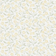 Mira yellow wild rose floral wallpaper by Boråstapeter for Schumacher