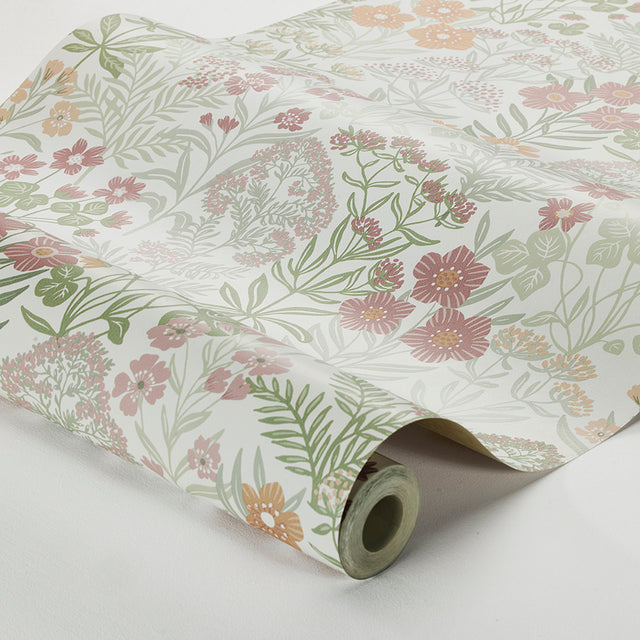 Äng Multi Scandinavian Floral Wallpaper by Boråstapeter – Schumacher 3972