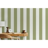 Tavish Sage by Fine Decor Stripe Wallpaper- Brewster Home Fashions FD43459