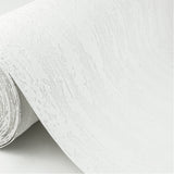 Antoni White Plaster Paintable Wallpaper with Textured Abstract Pattern - Brewster 4000-2409-10