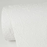 Gustave White Plaster Paintable Wallpaper with Abstract Texture Pattern, Modern Style - Brewster 4000-2516-19