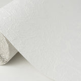 Gustave White Plaster Paintable Wallpaper with Abstract Texture Pattern, Modern Style - Brewster 4000-2516-19